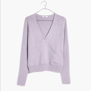 Madewell Wrap Front Pullover Sweater Sz M